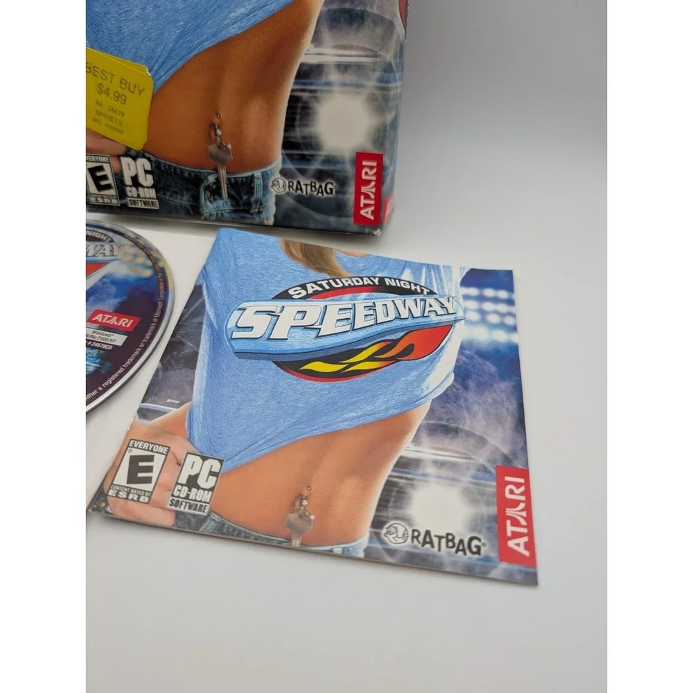 Saturday Night Speedway (PC, 2004) Atari Ratbag‎ Studio Small Box Complete